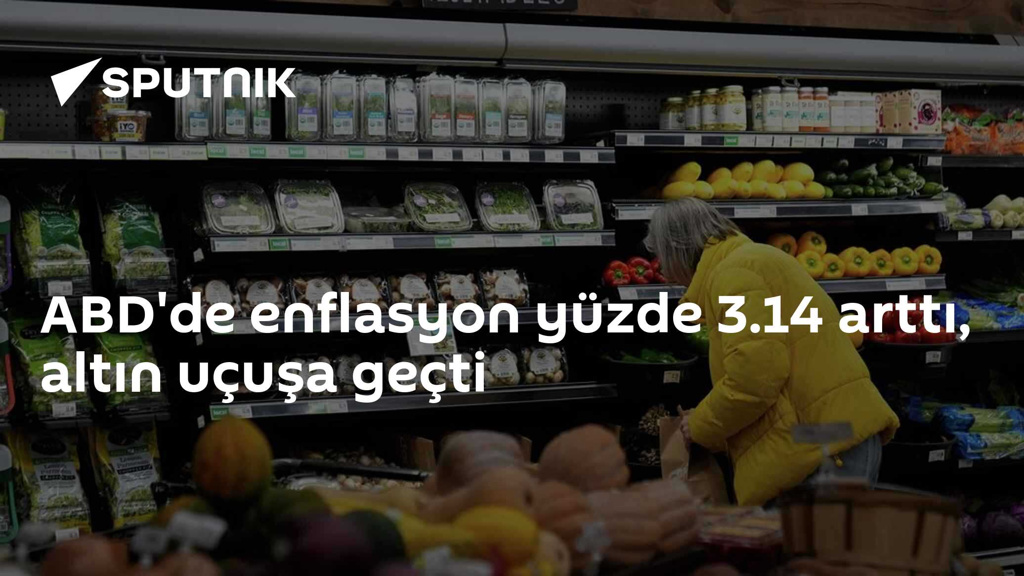 ABD'de Ağustos Enflasyonu Yüzde 3.14'e Yükseldi, Altın Sert Tepki Verdi