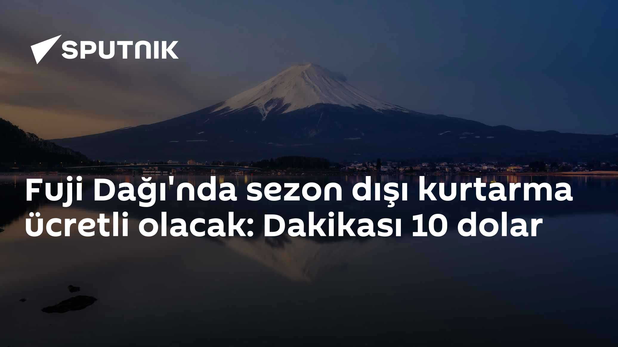 Fuji Dağı'nda Sezon Dışı Kurtarma Artık Ücretli: Her 5 Dakika İçin 8 Bin Yen