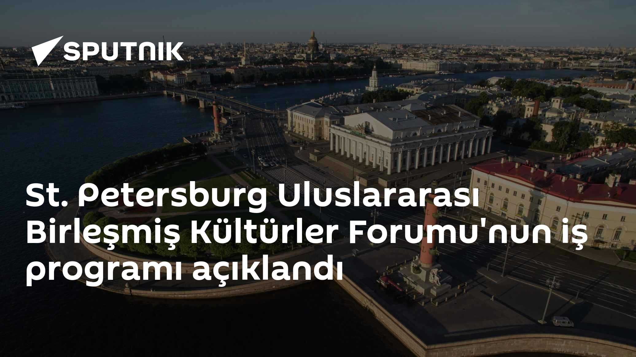 St. Petersburg Birleşmiş Kültürler Forumu'nun İş Programı Belli Oldu: Yapay Zekadan Kültürel Mirasa Geniş Gündem