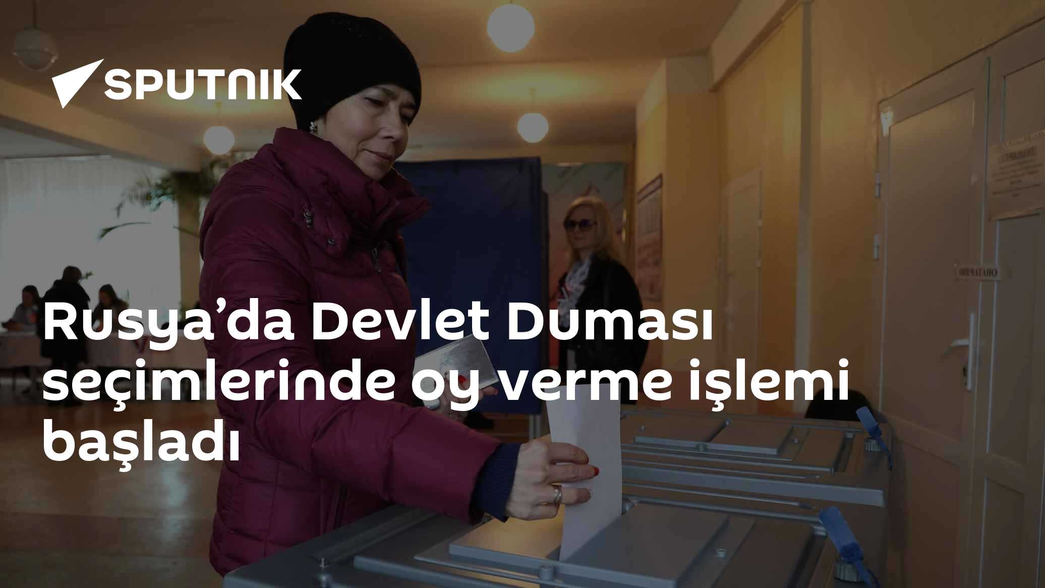 Rusya'da Devlet Duması Seçimleri Başladı: 10 Parti Yarışıyor, 20 Bin 700 Sandalye Belirlenecek