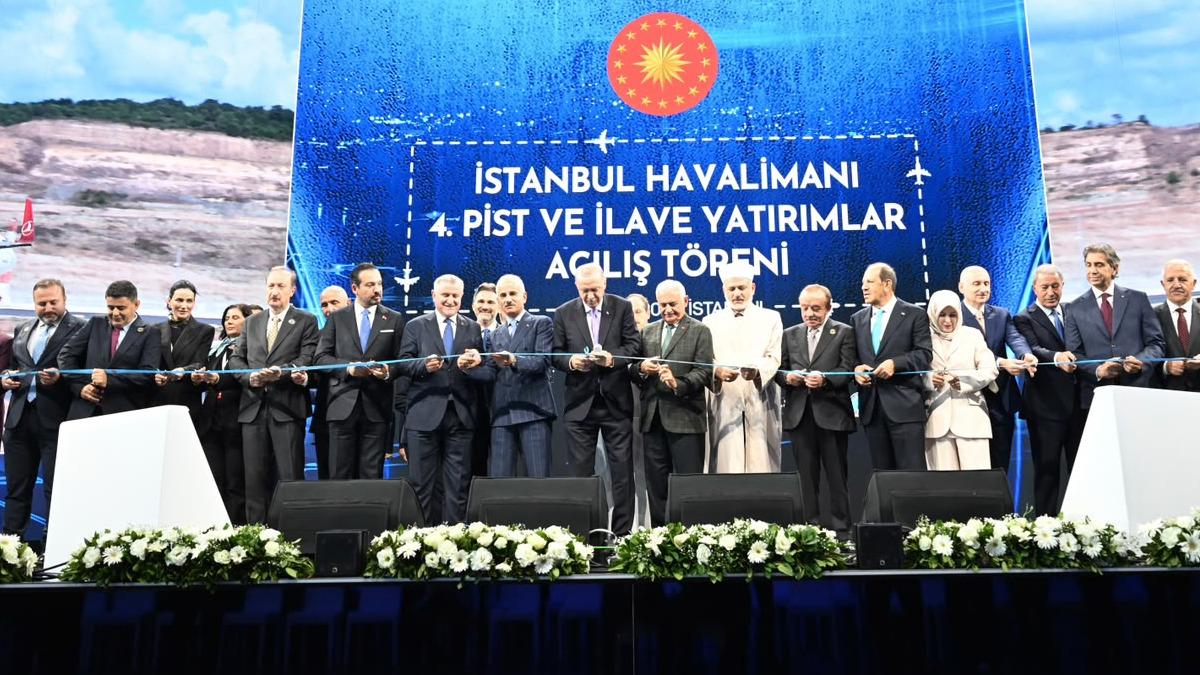 İstanbul Havalimanı’nın 4. Ana Pisti Hizmete Açıldı