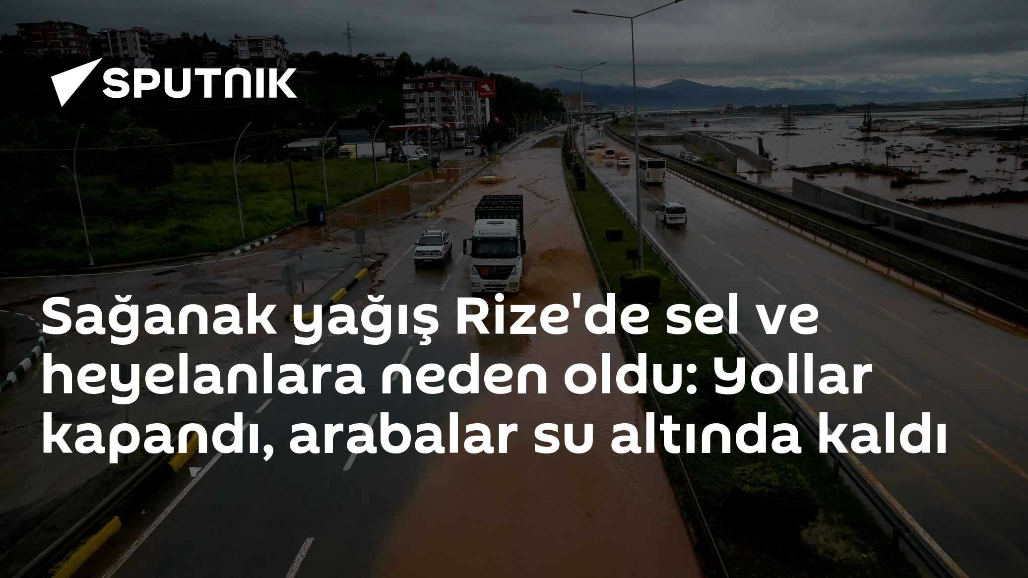 Rize'de Sağanak Yağış Sel ve Heyelana Yol Açtı: 7 Ev Tahliye Edildi, İki Ana Güzergah Kapandı