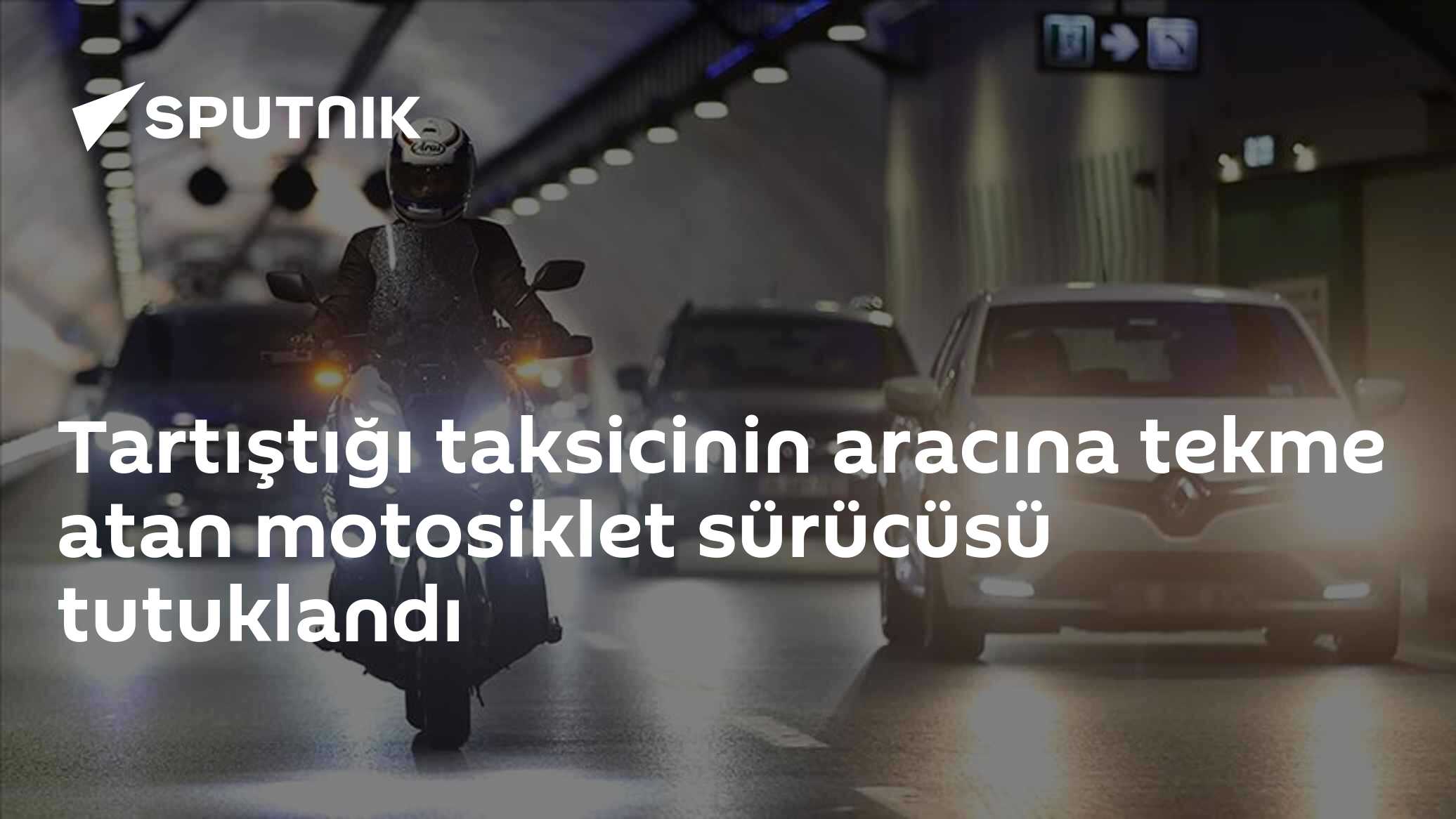 Taksiciyle Tartışan Motosiklet Sürücüsü Araca Tekme Attı: 18 Yaşındaki Zanlı Tutuklandı