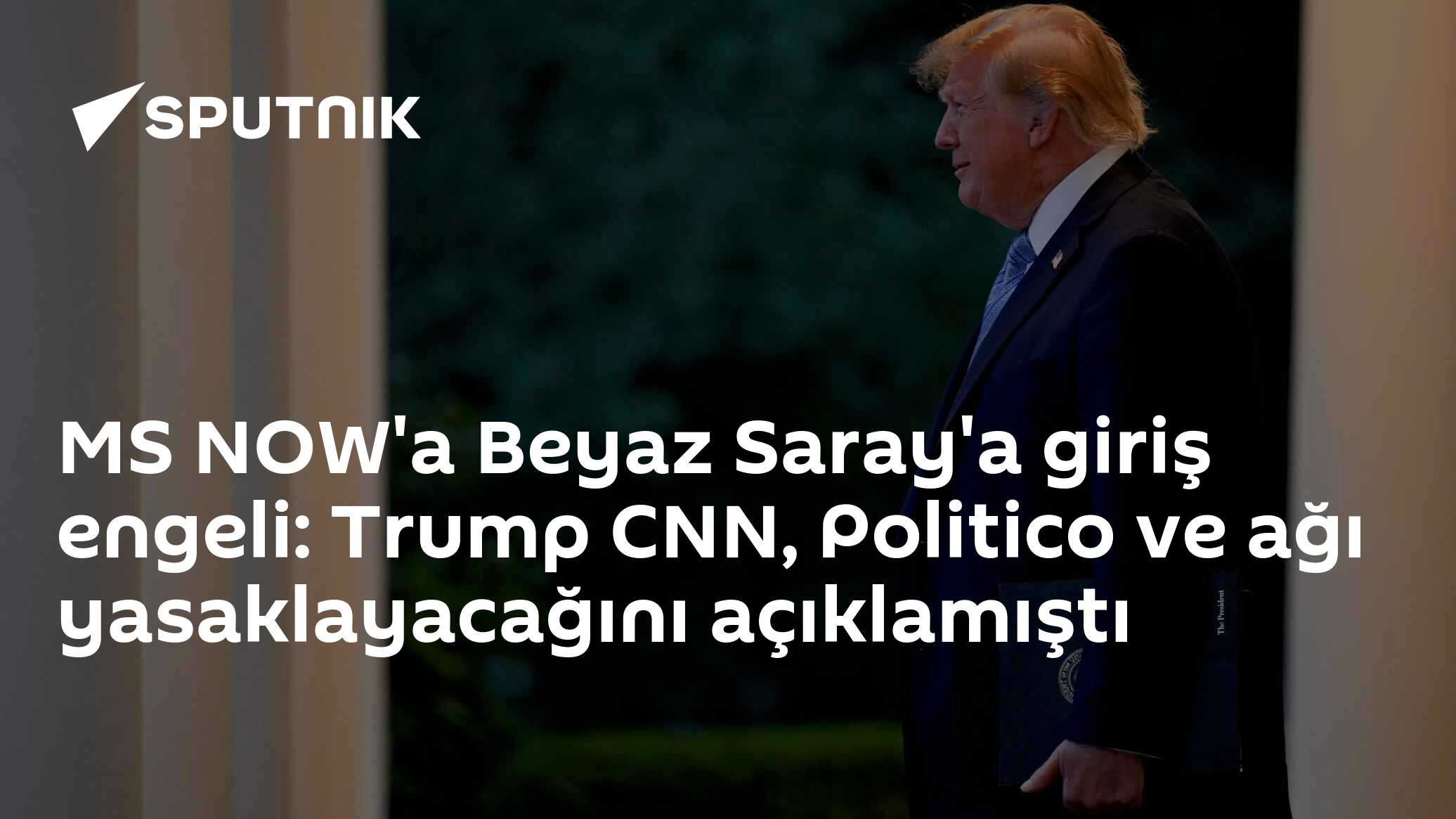 MS NOW muhabirine Beyaz Saray girişi engellendi: Güvenlik kartı devre dışı bırakıldı