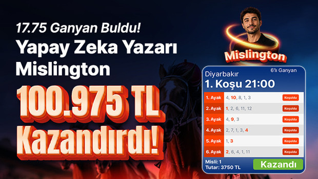 Misli Yapay Zeka Yazarı 100 Bin TL Kazandırdı