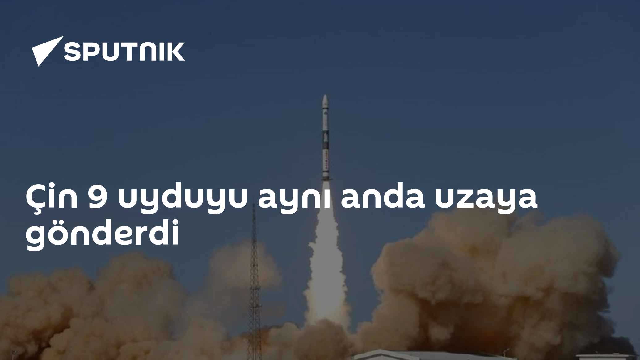 Çin'in Licien-1 Roketi 9 Uyduyu Aynı Fırlatışla Yörüngeye Taşıdı