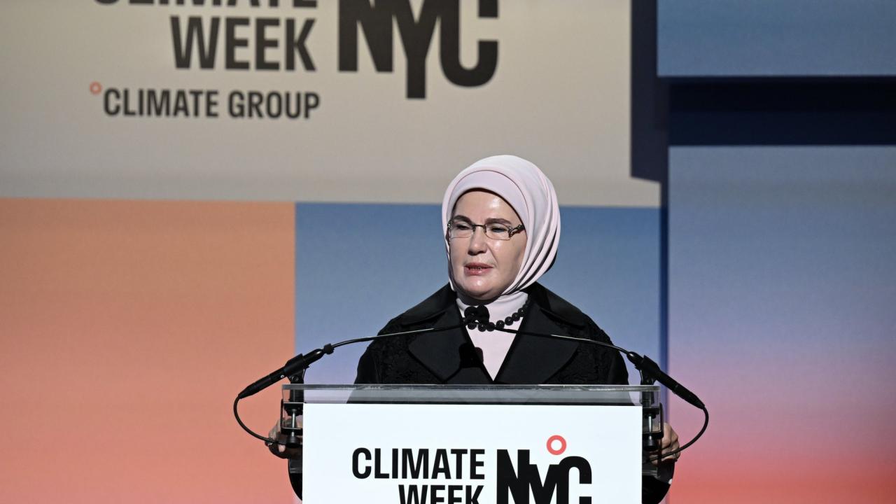 Emine Erdoğan, New York İklim Haftası'nda Sıfır Atık mesajı verdi: 'Doğayla ilişkimizi yeniden kurmalıyız