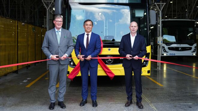 Otokar, Sakarya'da Mercedes-Benz Conecto Şehir Otobüsünün Seri Üretimine Başladı