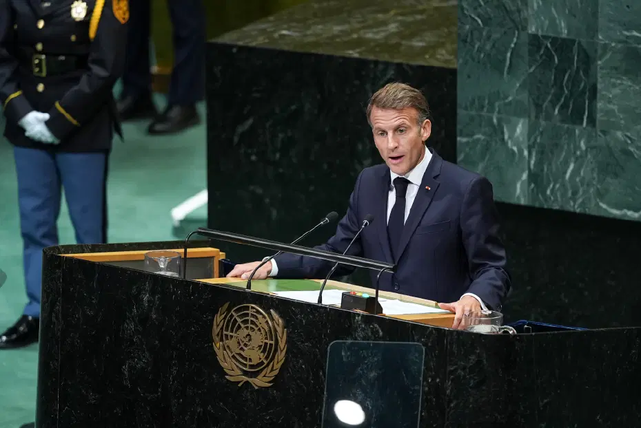Macron BM Genel Kurulu'nda Gazze'yi Hedef Aldı: 'Hepimizi Utandıran Bir Manzara
