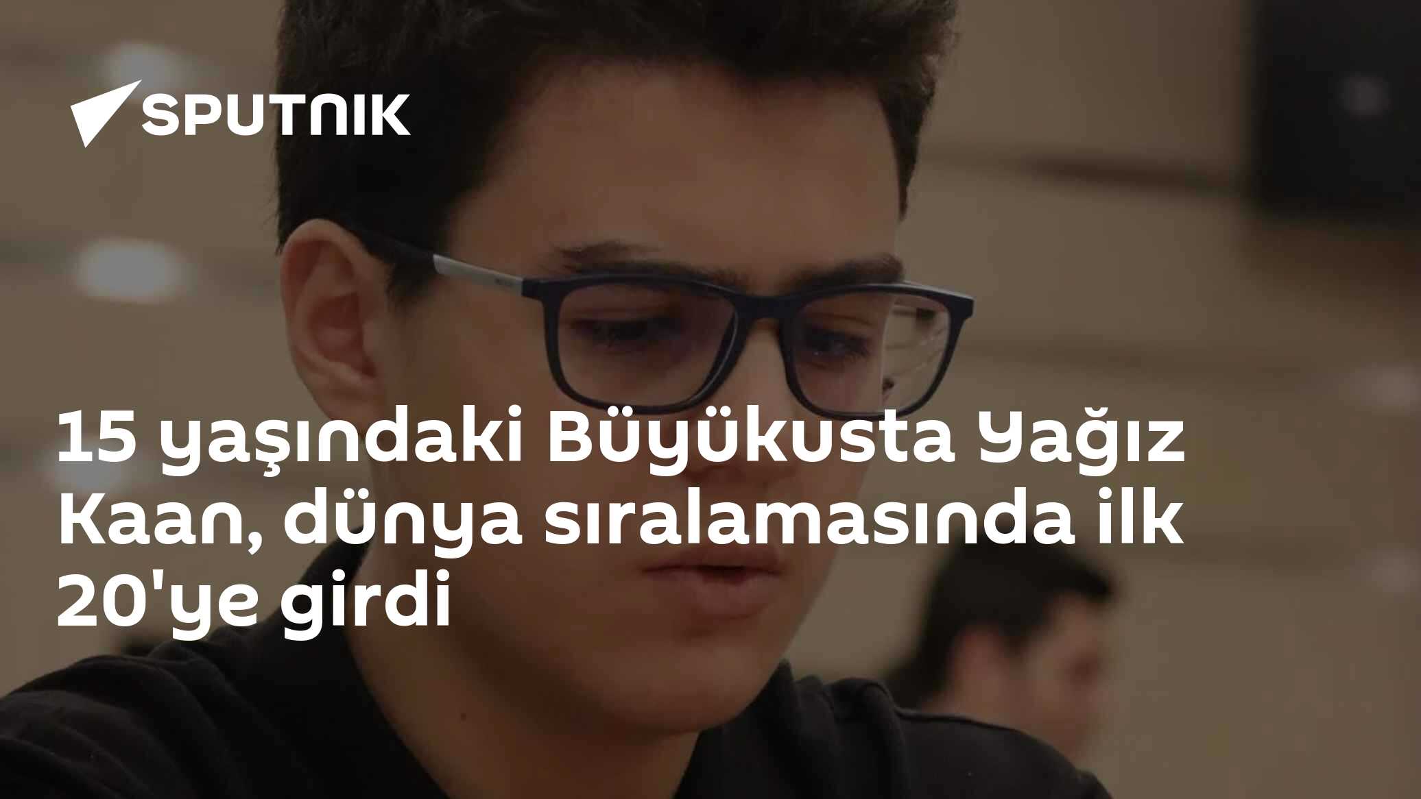 15 Yaşındaki Büyükusta Yağız Kaan Erdoğmuş Dünya Sıralamasında İlk 20'ye Girdi