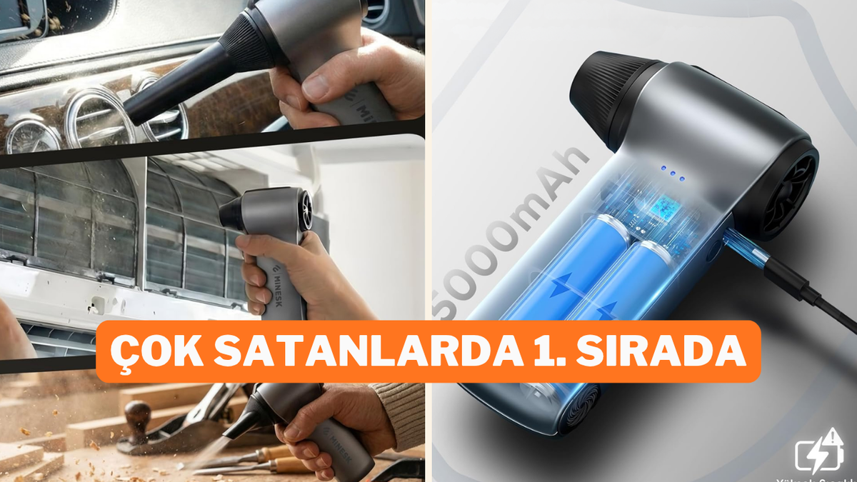 Minesk G150 Turbo Jet Fan: Ev ve Araç Temizliğinde Güçlü Performans