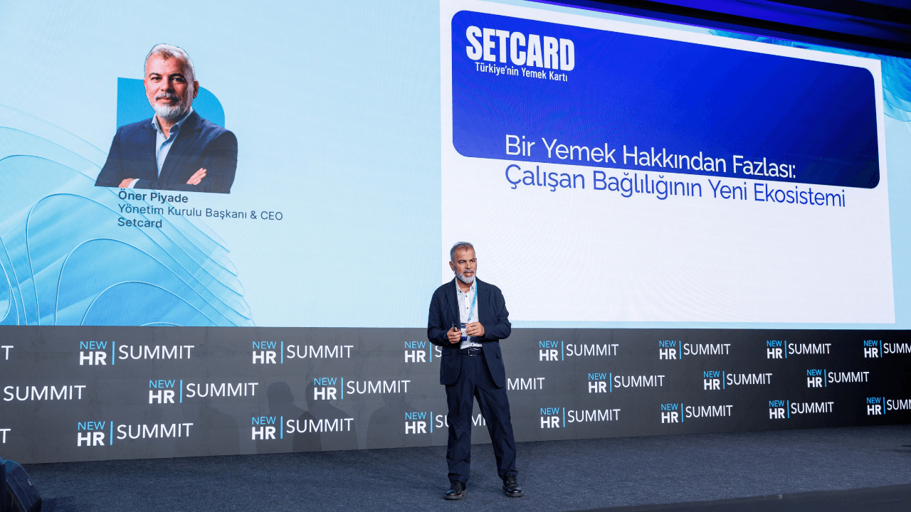 Setcard CEO'su Öner Piyade, New HR Summit 2026'da çalışan bağlılığının yeni ekosistemini anlattı