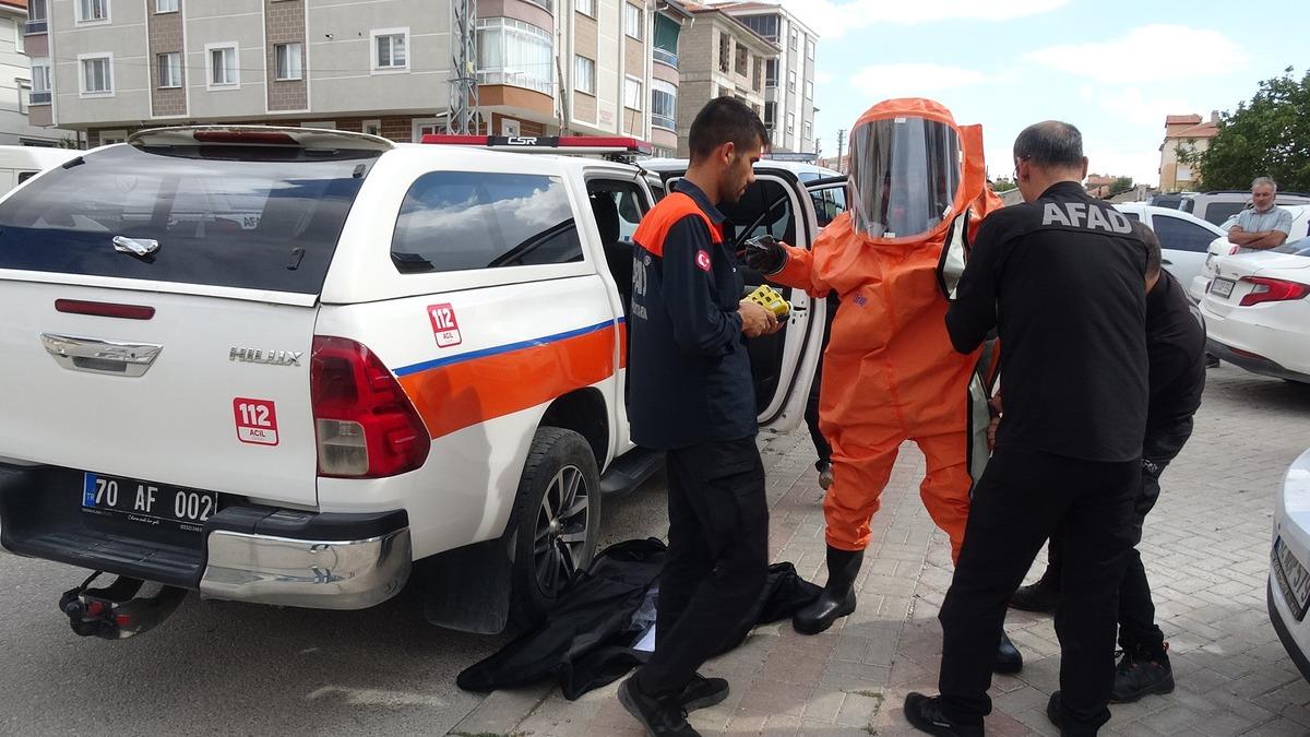 Karaman'da Karı Koca Evde Ölü Bulundu: Kimyasal Madde Şüphesiyle 11 Katlı Bina Tahliye Edildi
