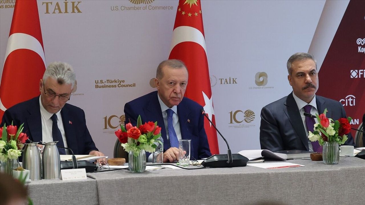 Erdoğan, New York'ta ABD'li İş İnsanlarıyla Buluştu: '100 Milyar Dolar Hedefine Ulaşacağız