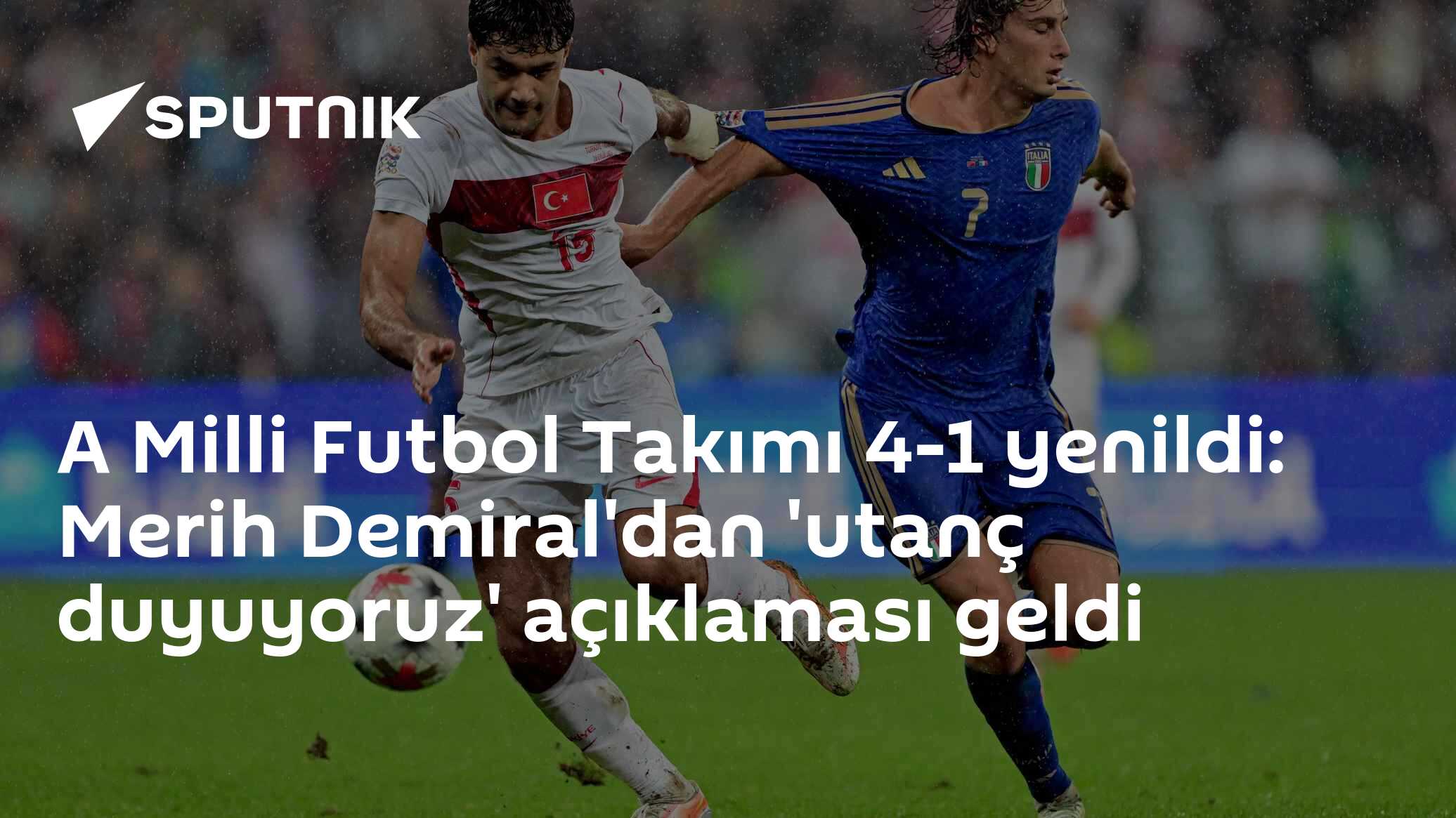 A Milli Futbol Takımı İtalya'ya 4-1 yenildi: Merih Demiral'dan 'utanç duyuyoruz' açıklaması