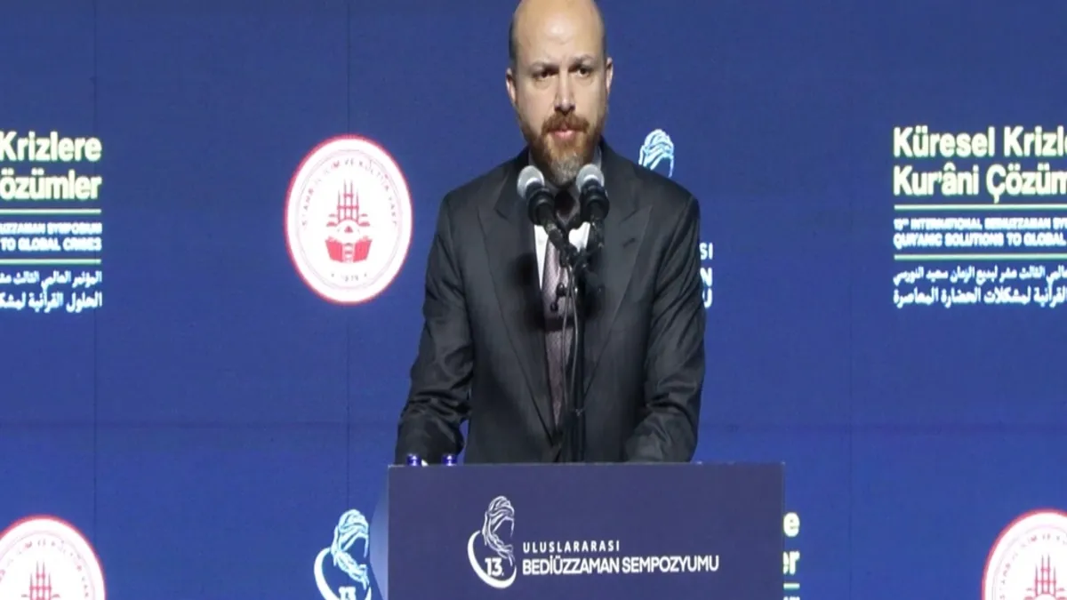 13. Uluslararası Bediüzzaman Sempozyumu AKM'de Başladı: Bilal Erdoğan'dan Adalet Mesajı