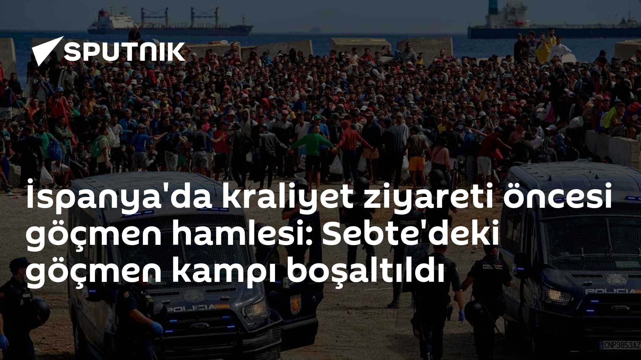 Sebte'de Trampolin Sahilindeki Göçmen Kampı Kraliyet Ziyareti Öncesi Boşaltıldı