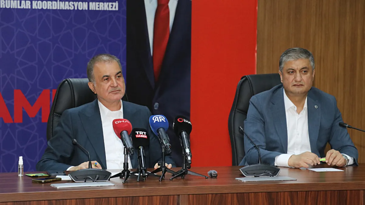 Ömer Çelik Adana'da konuştu: Tek bir vatandaşımız bile yalnız kalmayacak