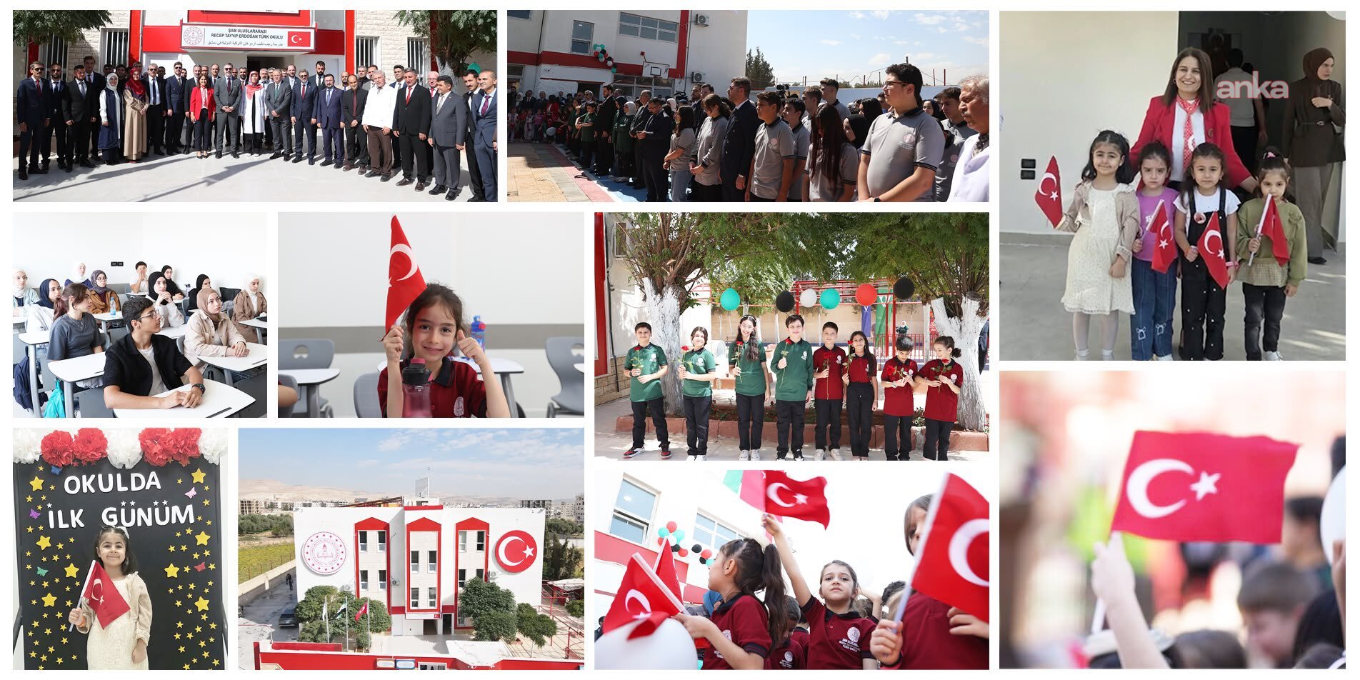 Şam'daki Recep Tayyip Erdoğan Türk Okulu'nda Ders Zili Çaldı