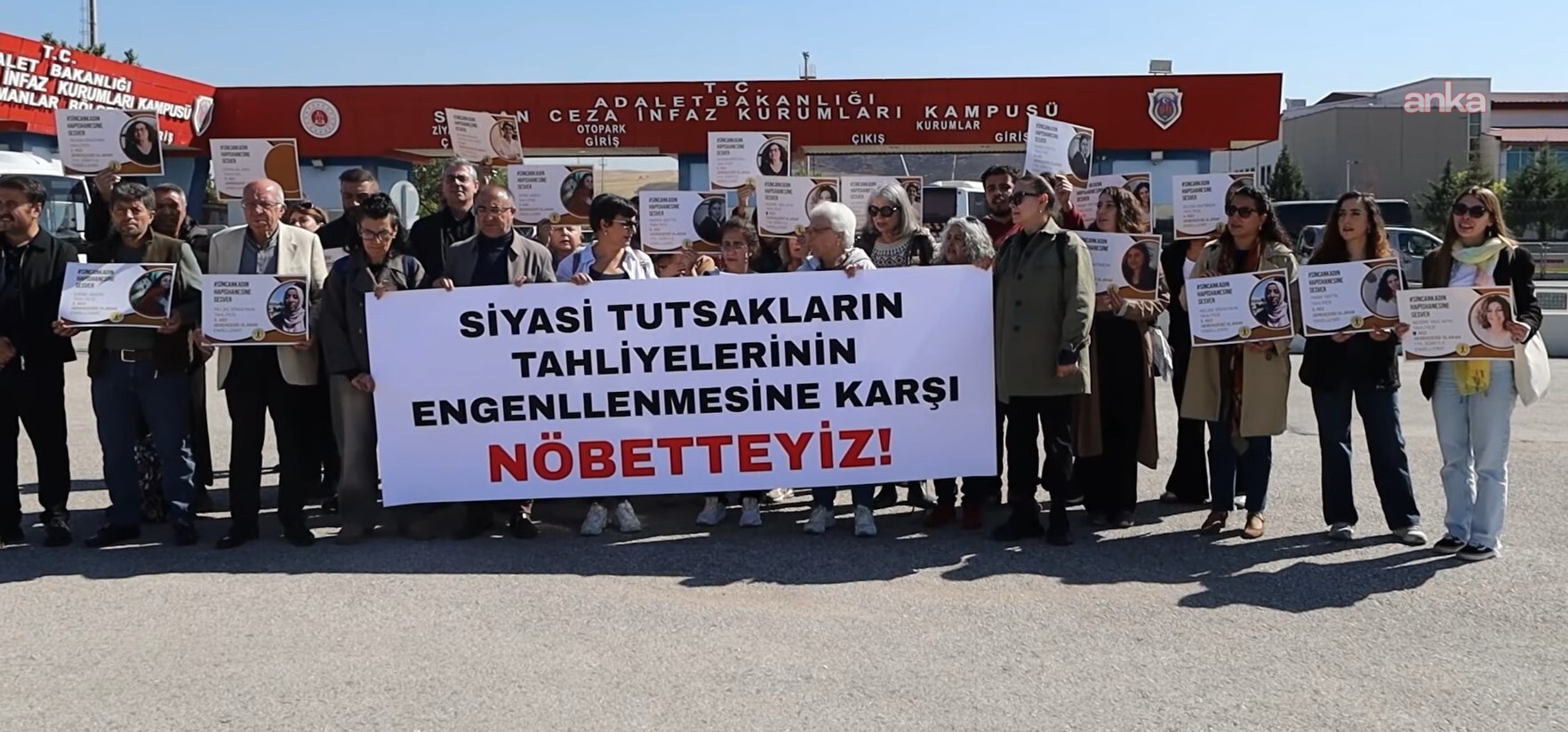 Sincan Cezaevi önünde İGK protestosu: 8 kadın tutsağın tahliyesi engelleniyor iddiası