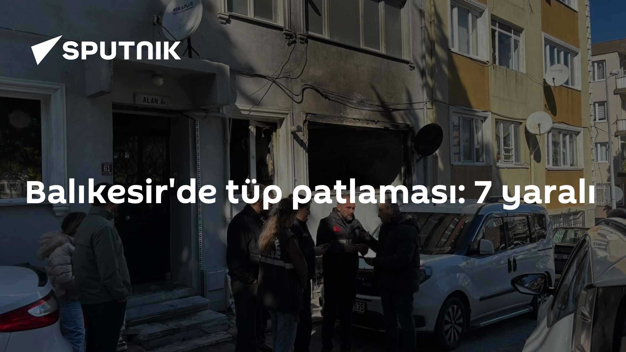 Bandırma'da Apartmanda Tüp Patlaması: Yangında 8 Kişi Dumandan Etkilendi