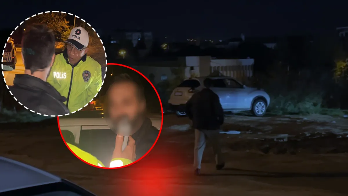 Bursa'da Alkollü Sürücü Denetimden Kaçmak İçin Boş Araziye Çekti: 'Ben Seyir Halinde Değilim' Savunması İşe Yaramadı
