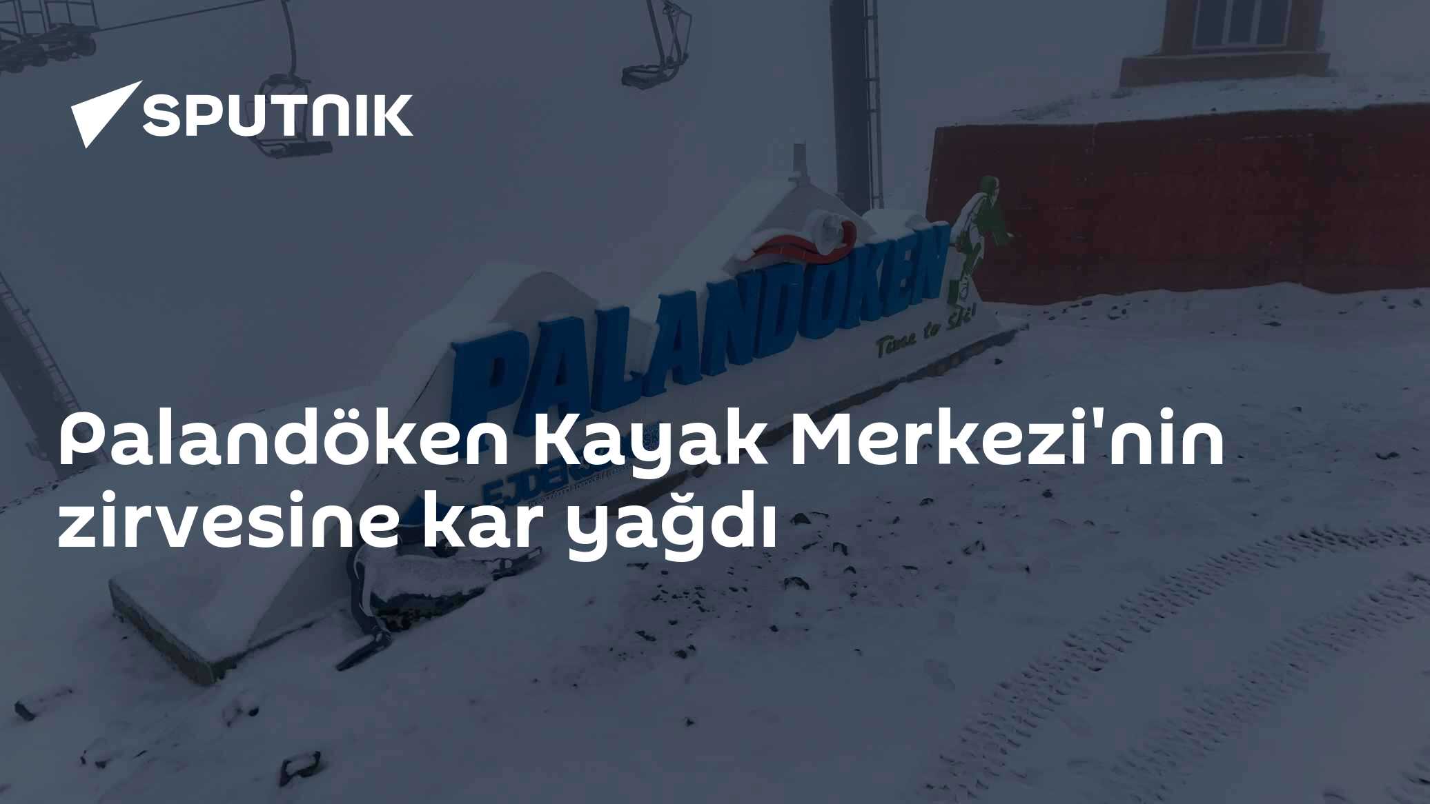 Palandöken'in Zirvesi Ejder Tepesi'nde Sezonun İlk Karı Yağdı