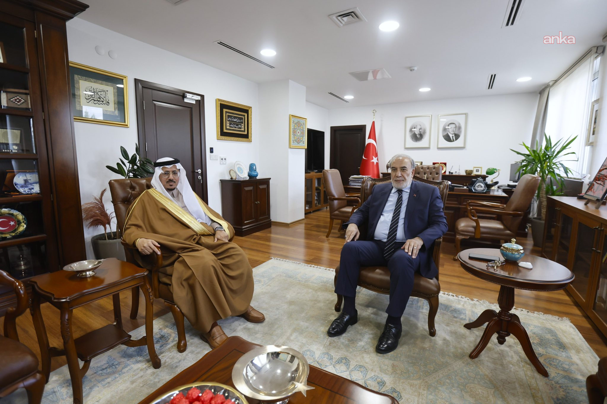 Bakan Yardımcısı Kulaklıkaya, İİT İnsan Hakları Komisyonu İcra Direktörü Al-Yami'yi Kabul Etti