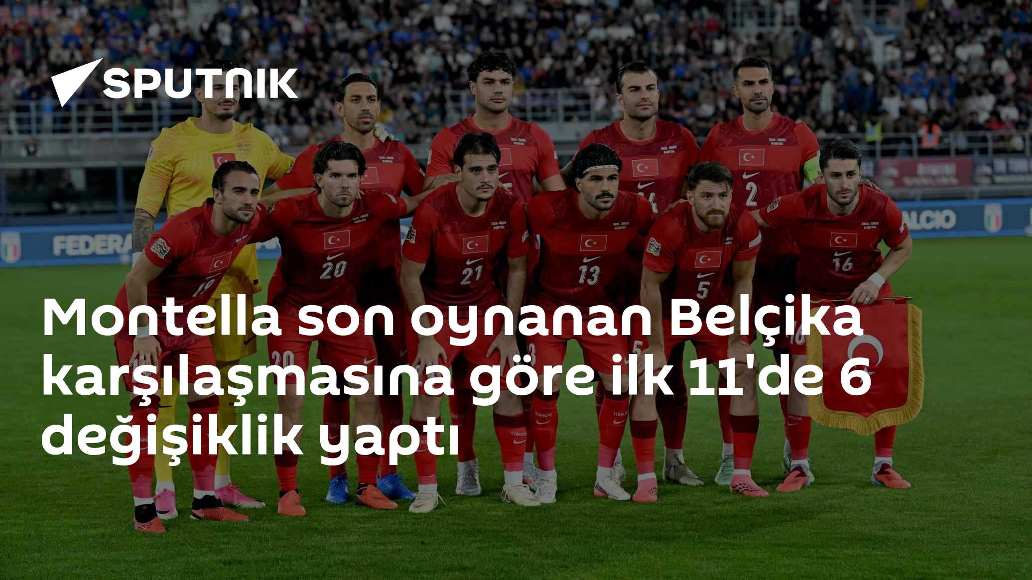 Montella'dan İtalya Deplasmanında 6 Değişiklik: A Milli Takım'ın İlk 11'i Açıklandı