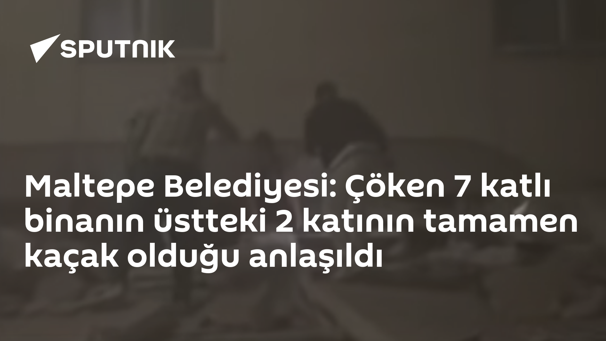 Maltepe'de çöken 7 katlı binanın üst 2 katı kaçak çıktı: Enkaz altında 6 kişi aranıyor