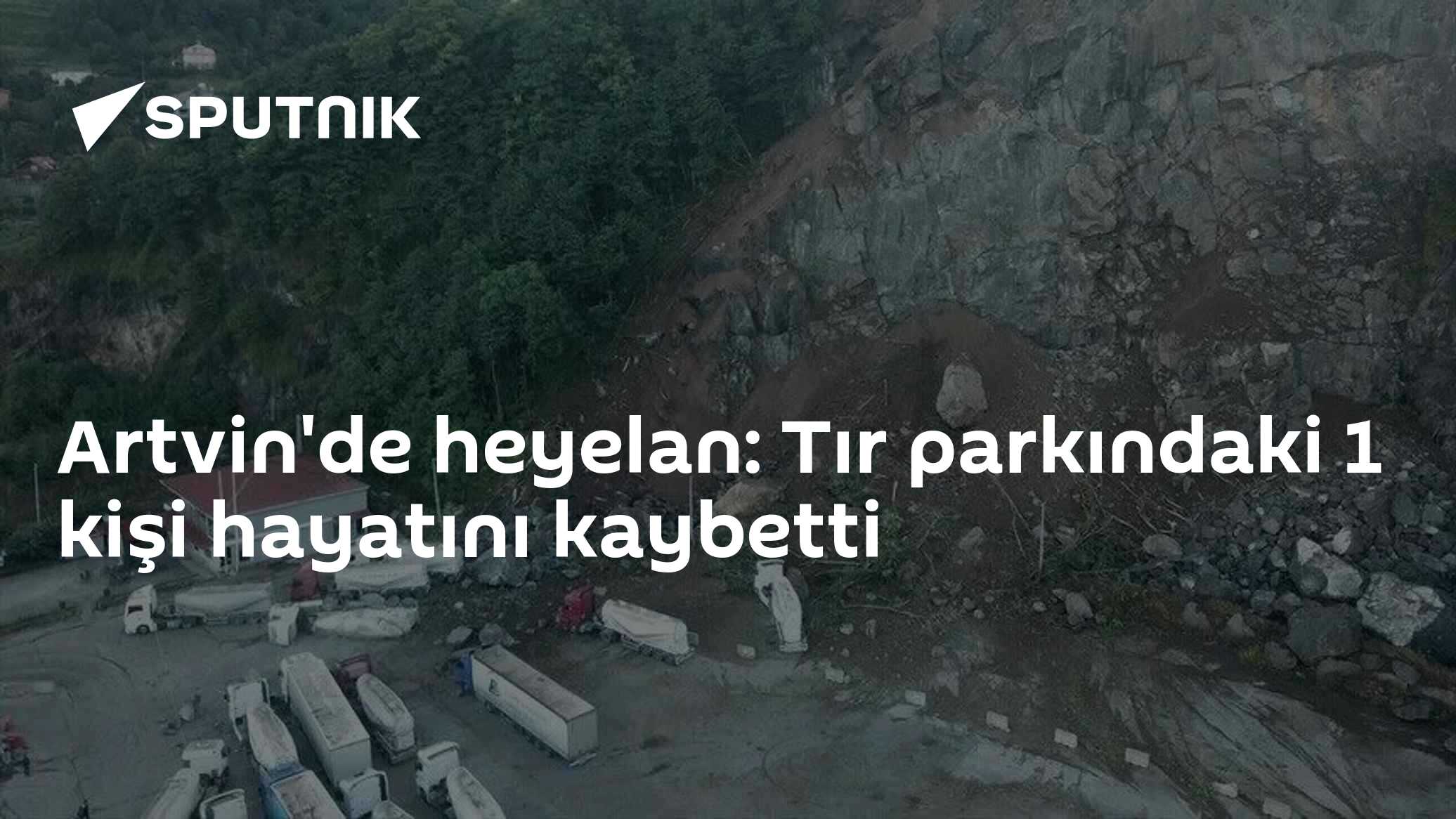 Artvin'de Heyelan Faciası: Tır Sürücüsü Kaya Parçasının Çarpmasıyla Hayatını Kaybetti