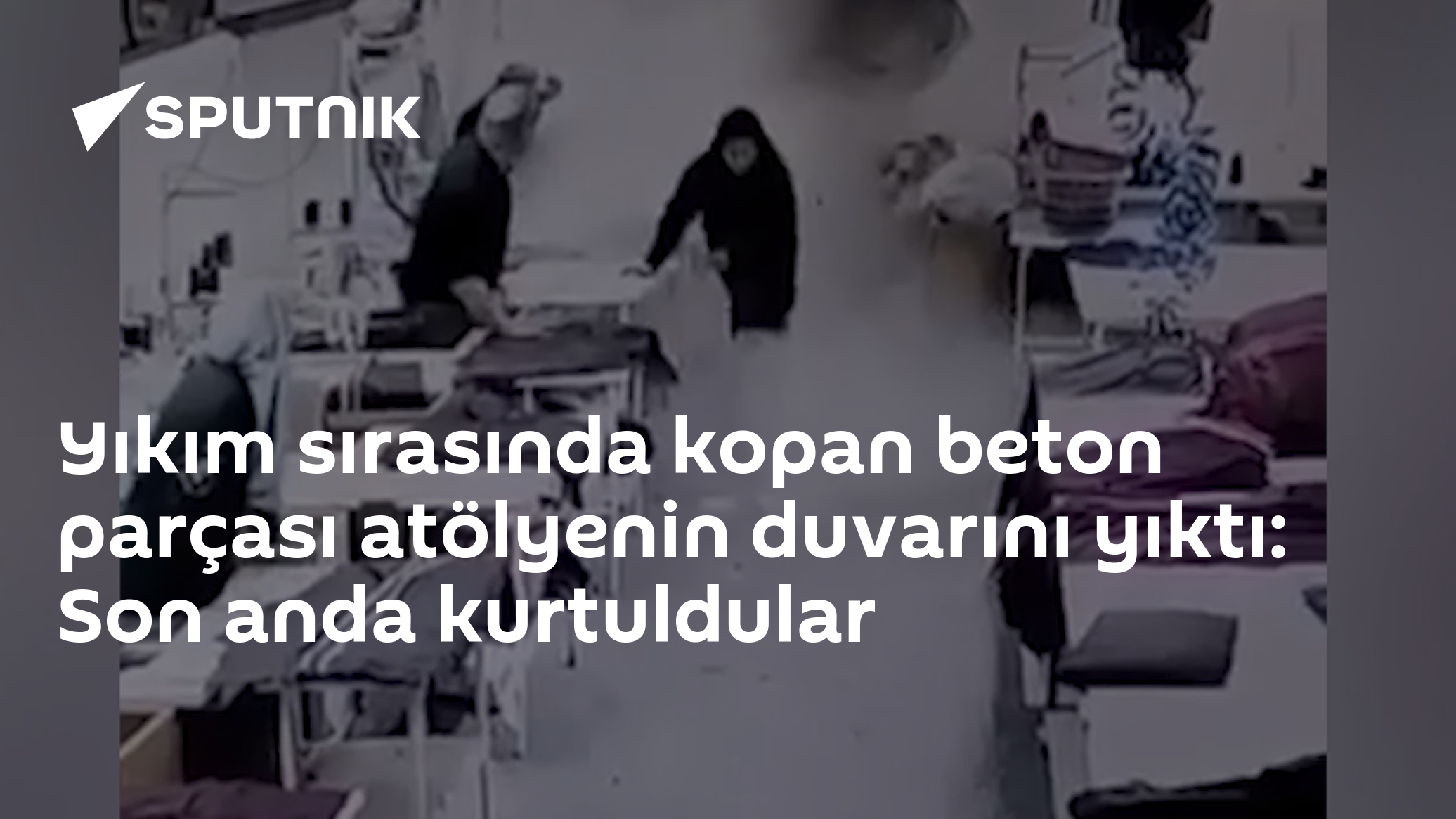 Kentsel Dönüşüm Yıkımında Kopan Beton Parçası Atölye Duvarını Yıktı: İşçiler Son Anda Kurtuldu