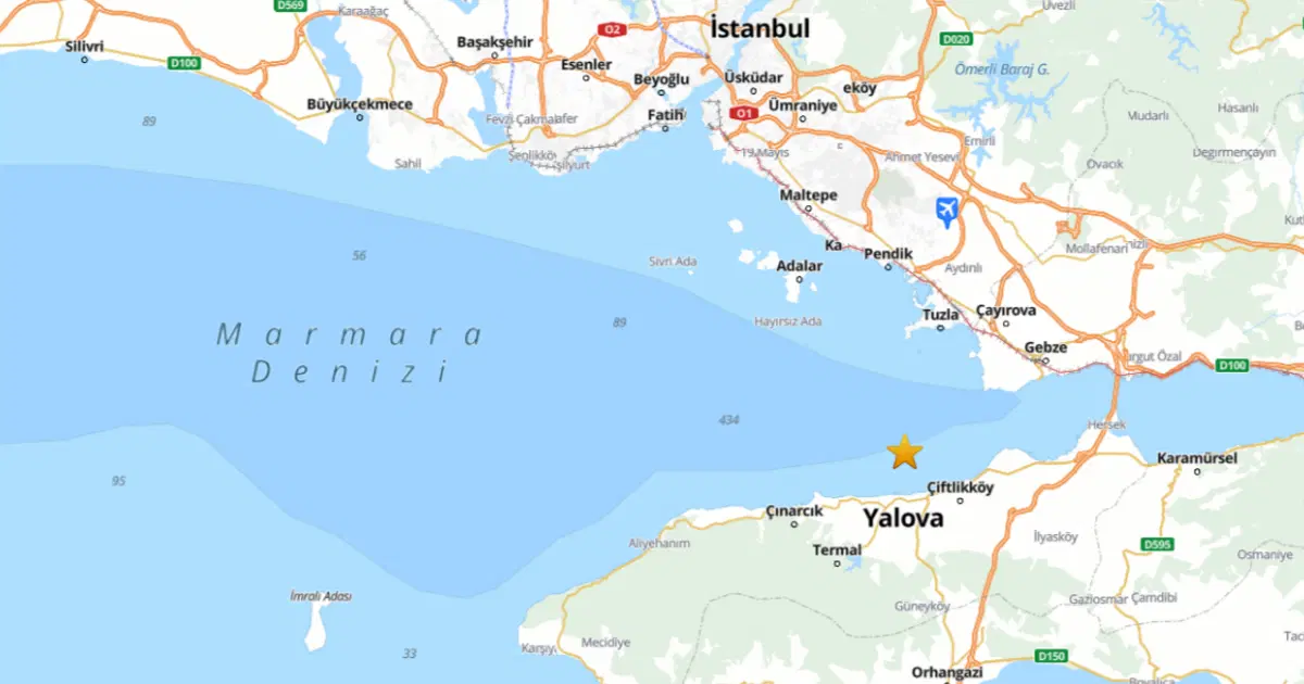 Marmara'da 3,5 Büyüklüğünde Deprem: Prof. Tüysüz 'Adalar Fayı Değil' Dedi