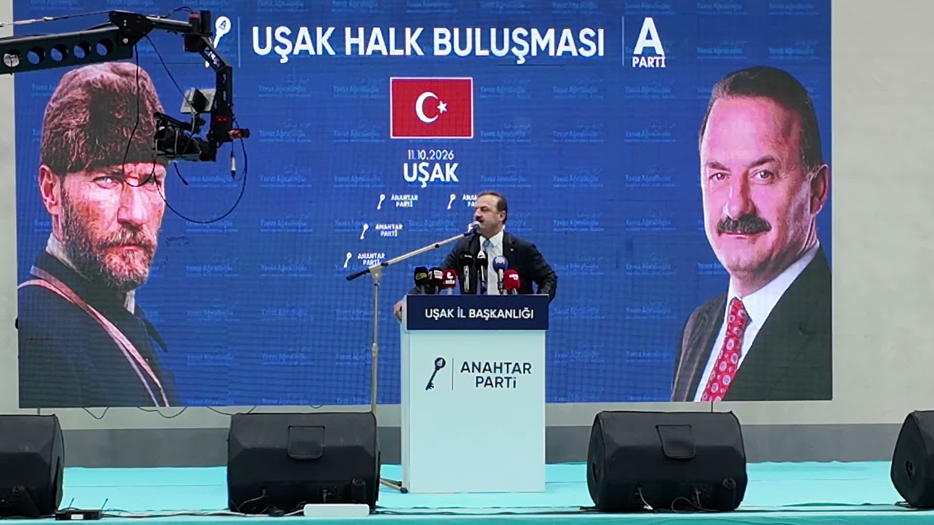 Ağıralioğlu'ndan Erdoğan'a Uşak'tan seçim çağrısı: 'Prompter'ı kaldır, milletini gör