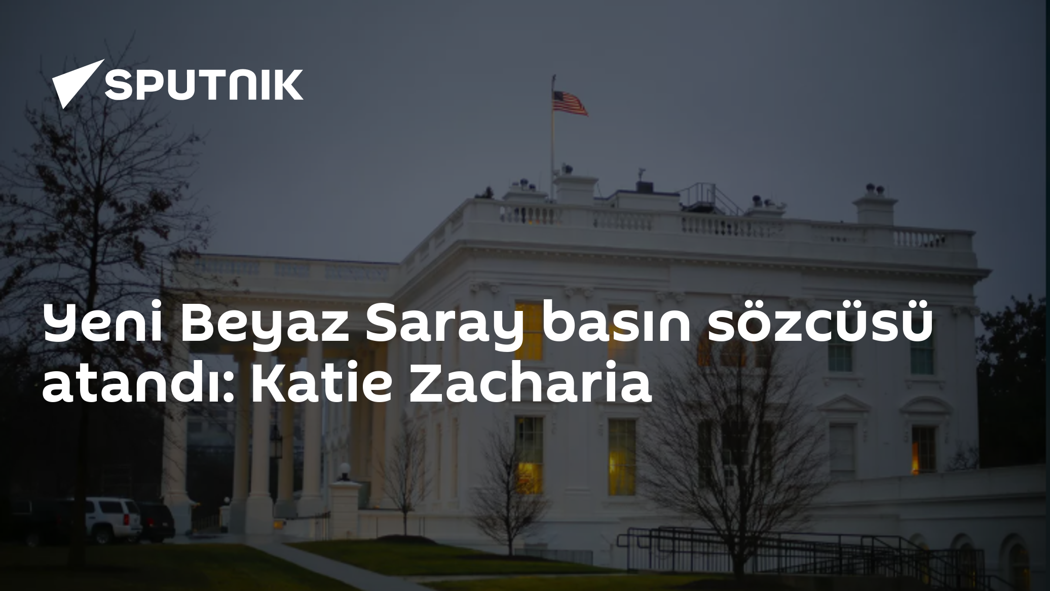 Trump, Beyaz Saray'ın yeni basın sözcüsü olarak Katie Zacharia'yı atadı