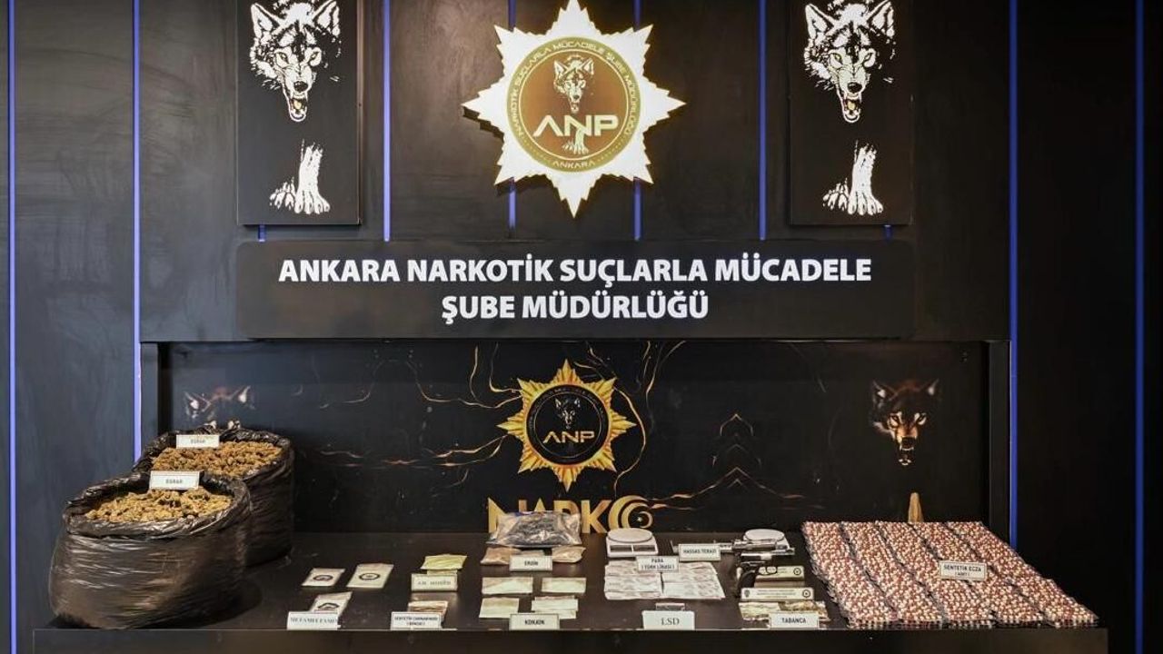 Ankara'da Haftalık Narkotik Operasyonu: 102 Gözaltı, 43 Tutuklama