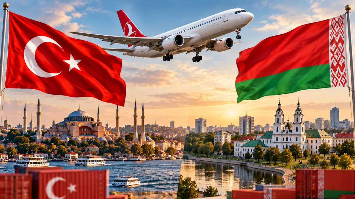 THY'nin İstanbul-Minsk Seferleri Türkiye-Belarus Ticaretini Hızlandıracak: Hedef 4 Milyar Dolar