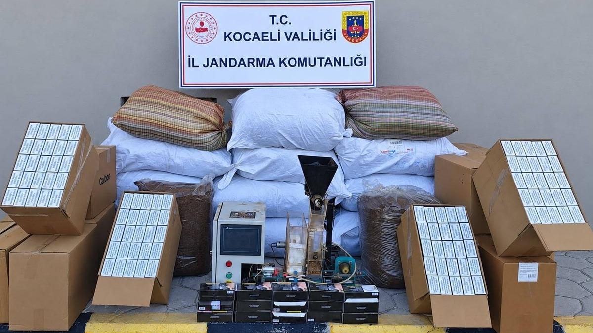 Kocaeli'de 1 Milyon TL Değerinde Kaçak Tütün Ele Geçirildi