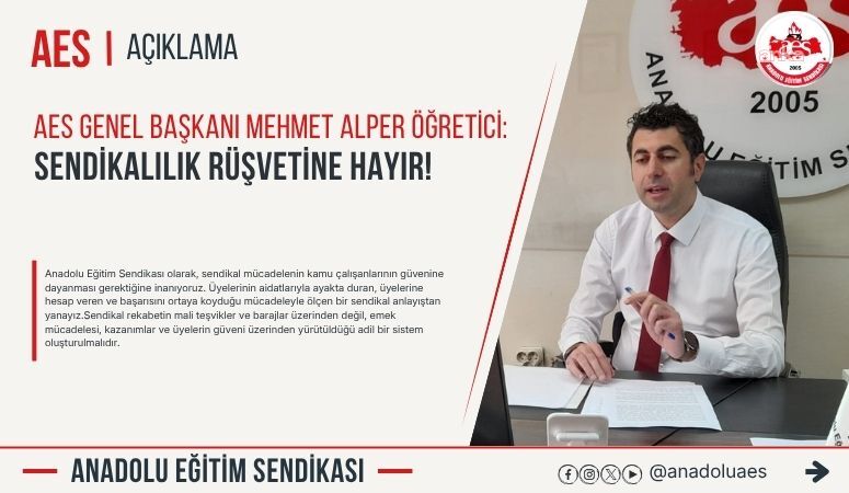 AES'ten sendikal rekabet çağrısı: 'Mali teşvikler ve barajlar değil, emek mücadelesi esas alınmalı