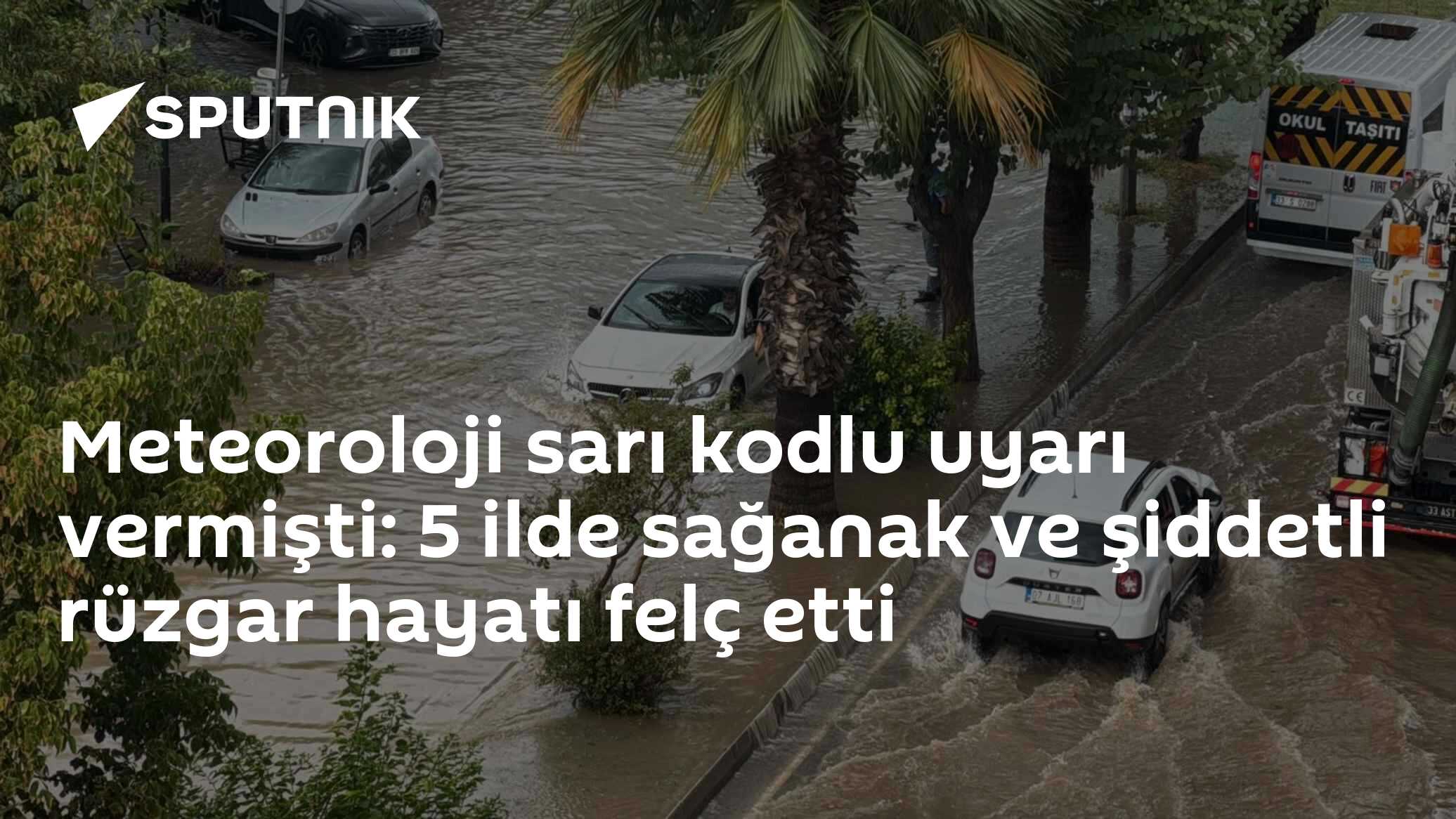 5 İlde Sağanak ve Şiddetli Rüzgar: Mersin'de Müze Su Altında Kaldı