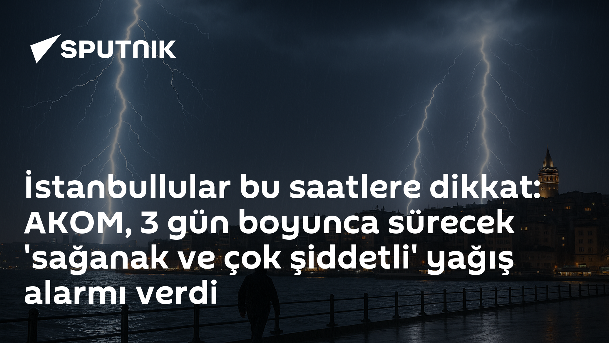 AKOM'dan İstanbul'a 3 Günlük Şiddetli Yağış Uyarısı: Perşembe Günü Metrekareye 60 Kilogram Yağış Bekleniyor