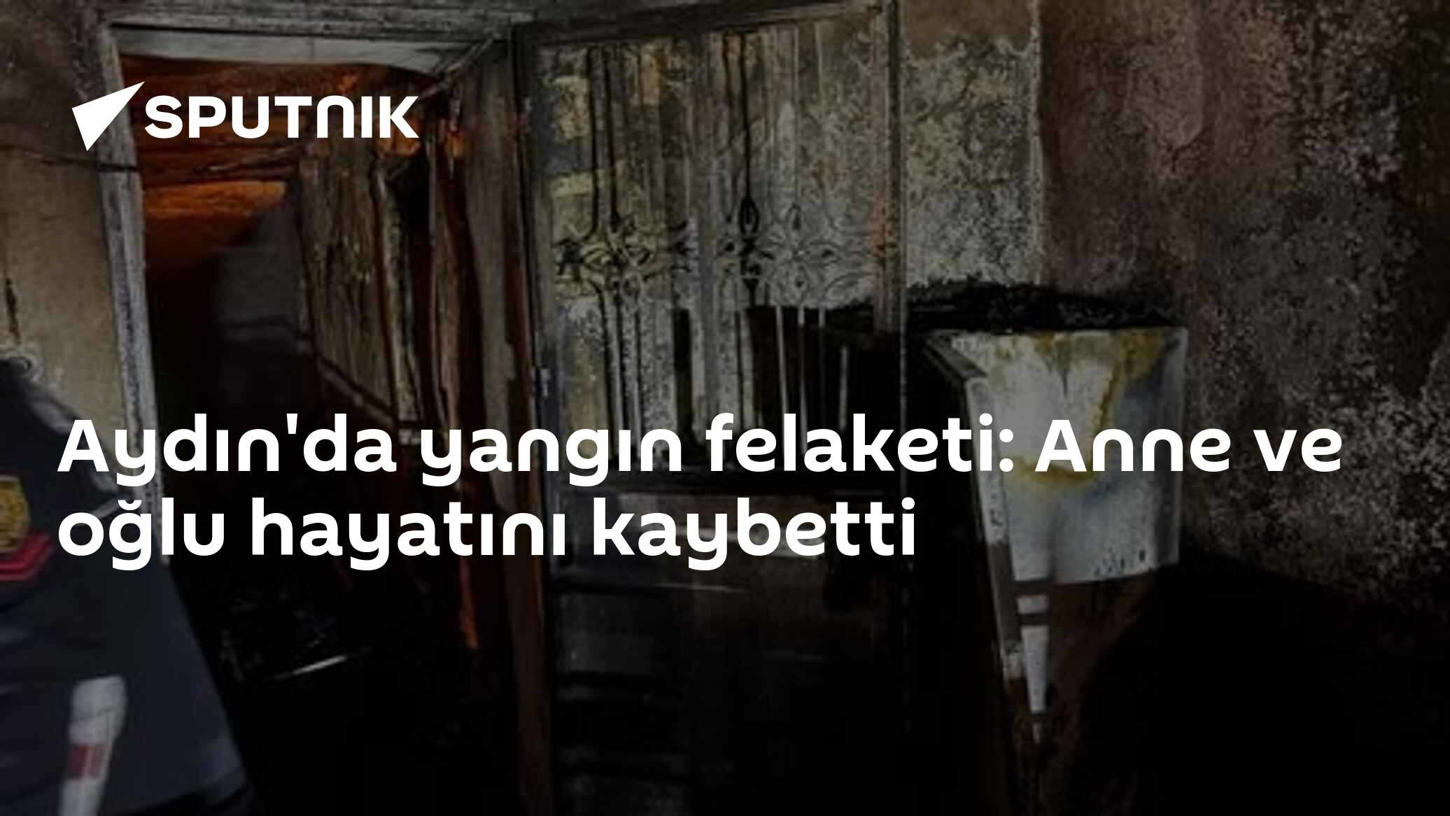 Karacasu'daki Yangında Hayatını Kaybeden Anne ve Oğlu Toprağa Verildi