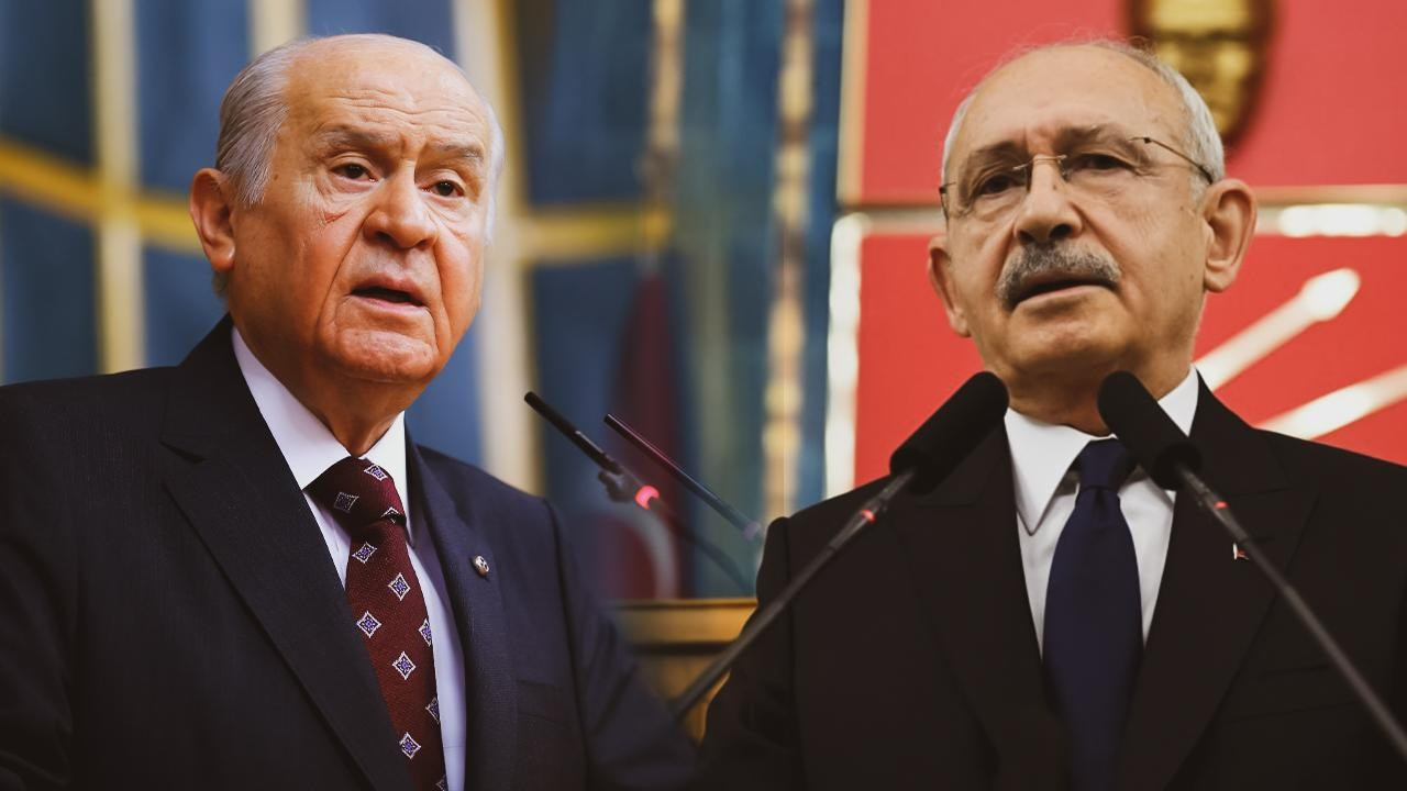 Bahçeli, Kılıçdaroğlu'nu Meclis'teki makam odasında kabul etti: 15 dakikalık görüşme