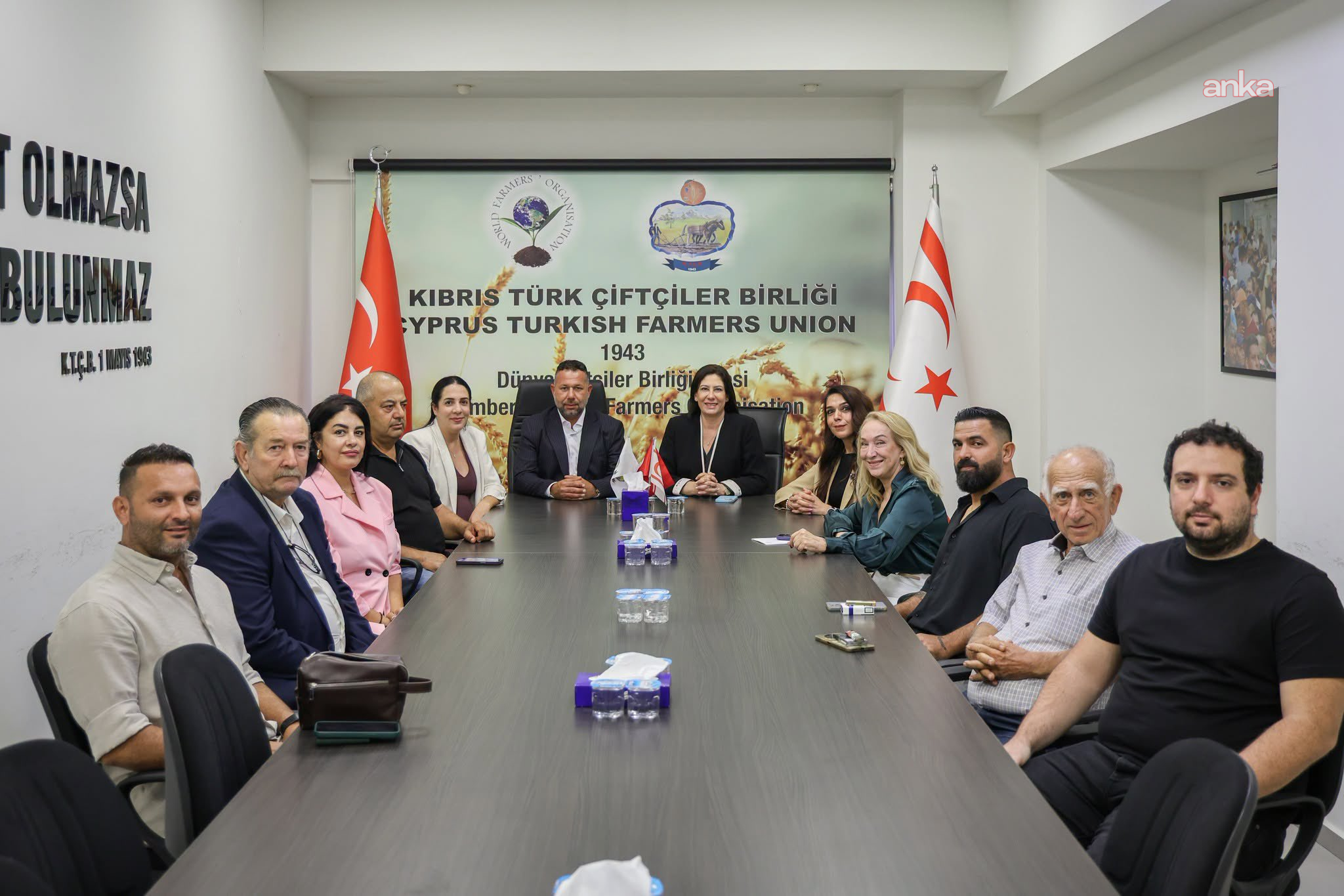 CTP'den Kıbrıs Türk Çiftçiler Birliği'ne ziyaret: Planlı tarım politikası sözü