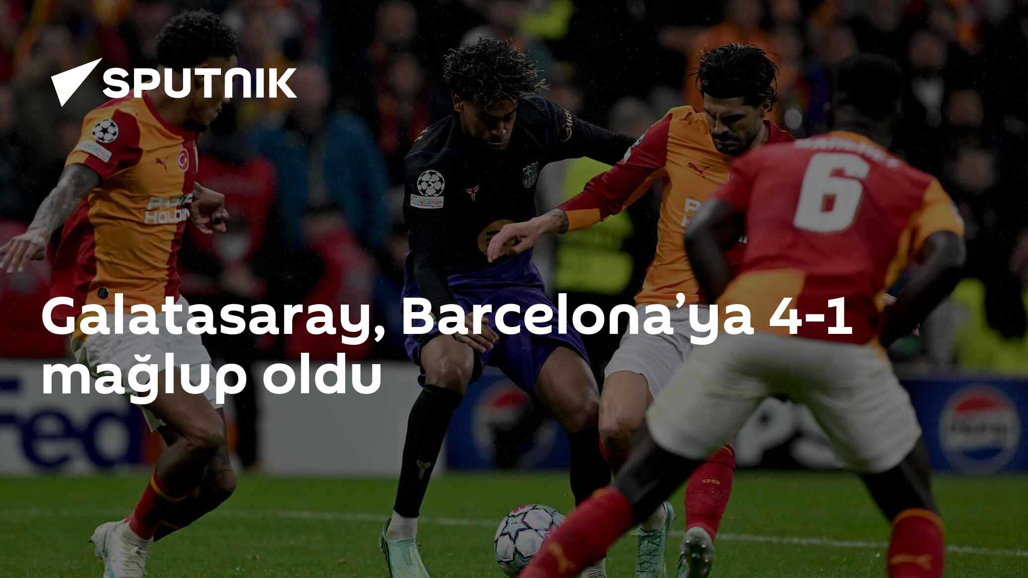 Galatasaray, RAMS Park'ta Barcelona'ya 4-1 Yenildi