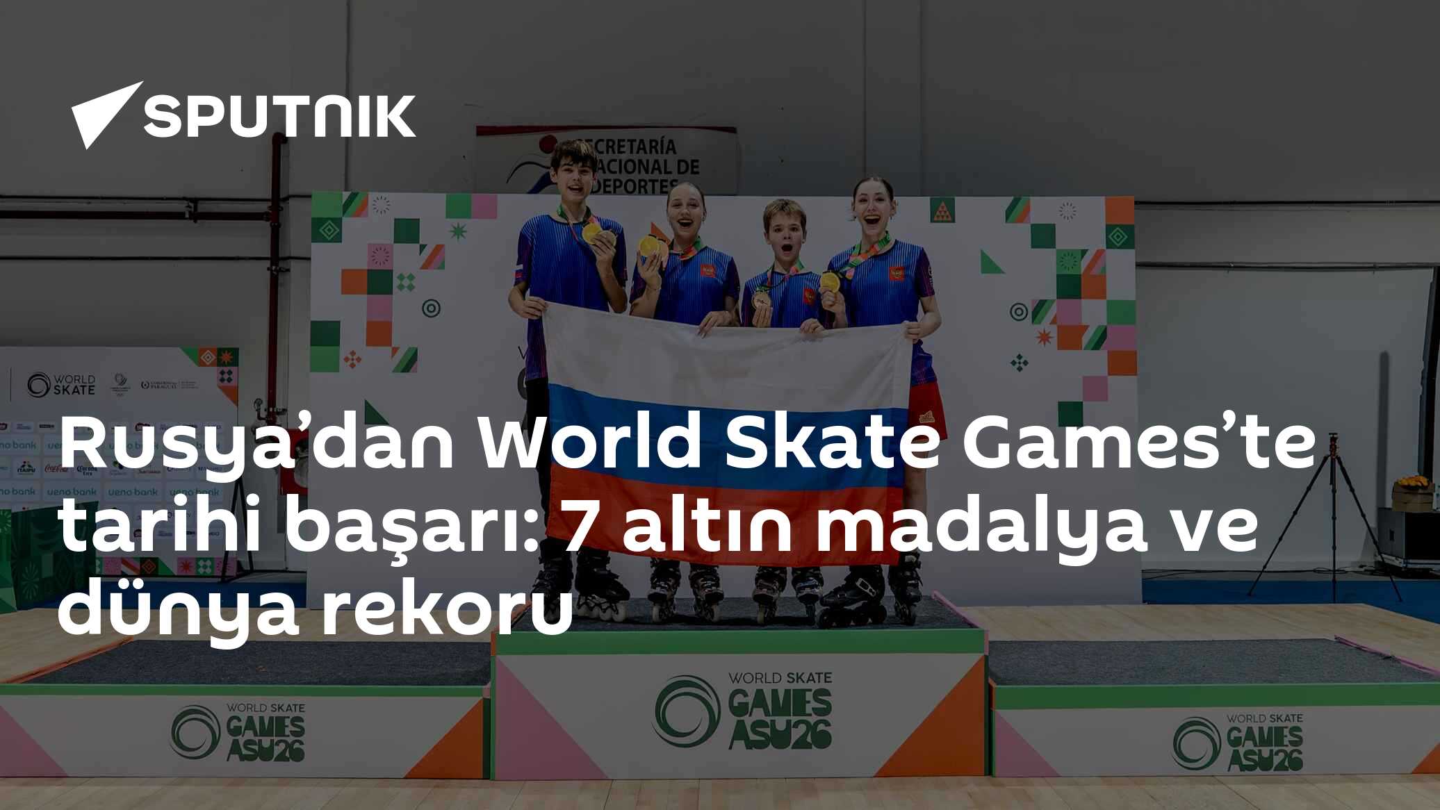 15 yaşında dünya rekoru, 7 altın madalya: Rusya World Skate Games'te tarihe geçti