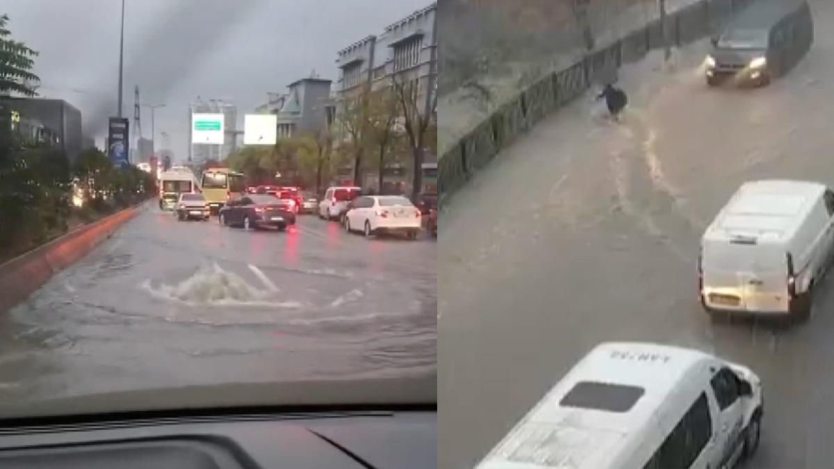 İstanbul'u sağanak vurdu: Esenyurt'ta bir kadın suya kapıldı, Hacıosman Metro durağını su bastı