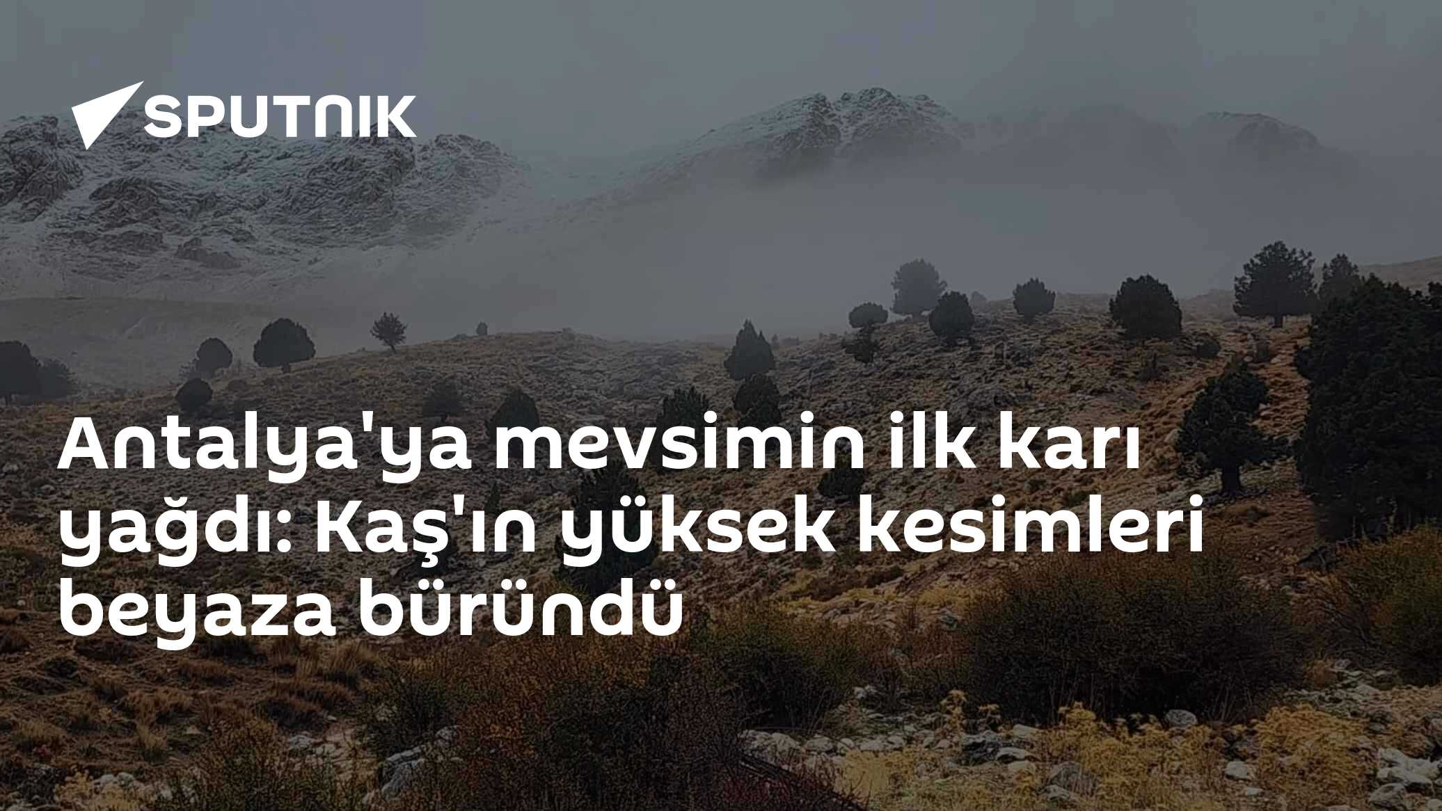 Kaş'ın Zirvesi Beyazlandı: Akdağ'a Mevsimin İlk Karı Düştü