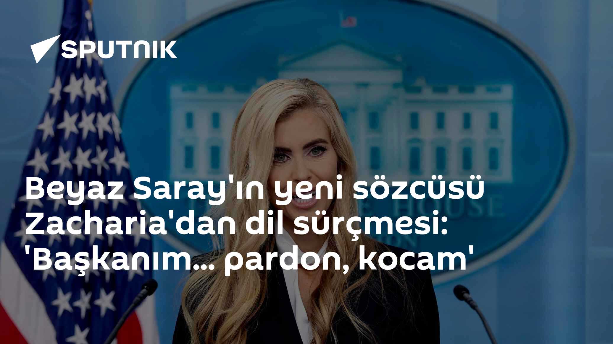 Beyaz Saray'ın Yeni Sözcüsü Katie Zacharia, İlk Brifinginde Trump'ı Kocan Olarak Andı