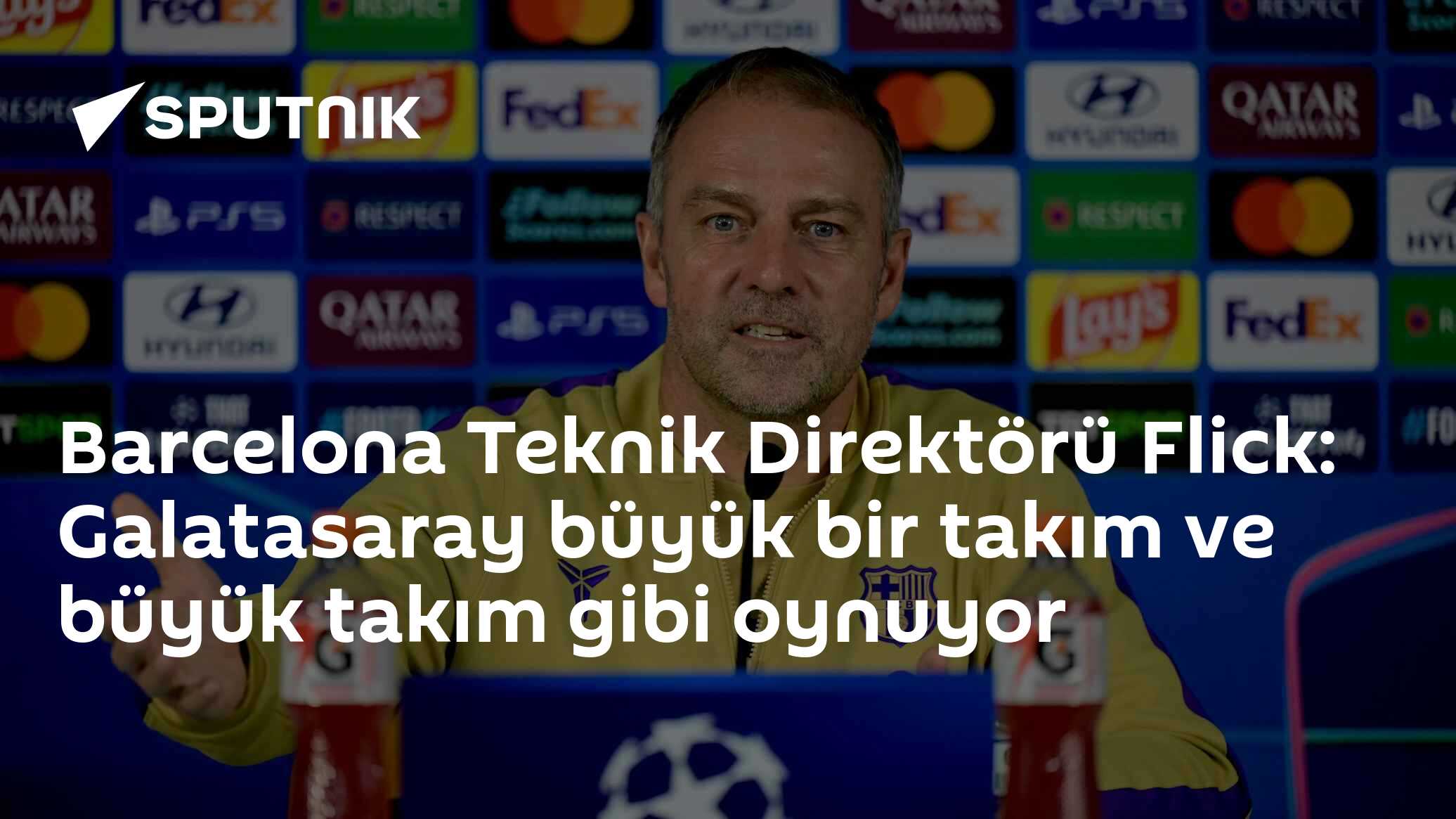 Flick'ten RAMS Park itirafı: 'Atmosfer dünyanın en iyilerinden, Galatasaray büyük takım gibi oynuyor